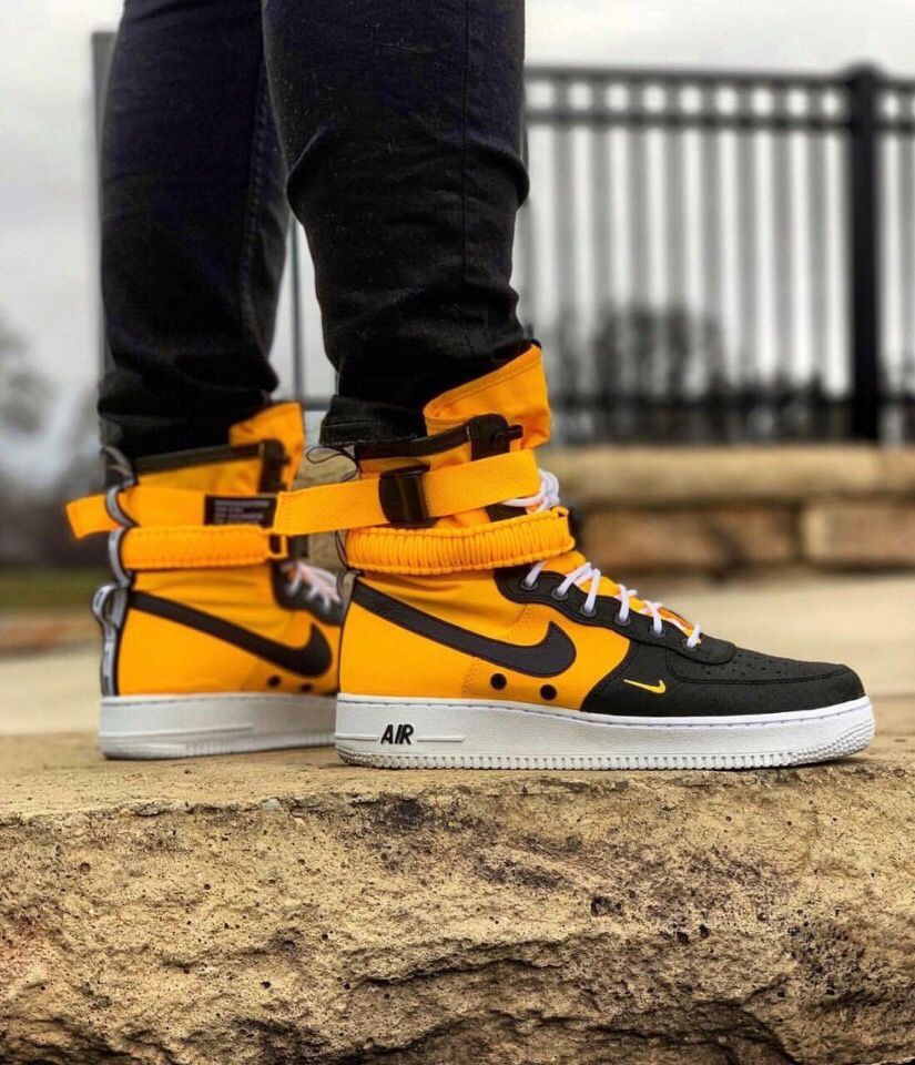 Hi orange. Nike SF Air Force 1. Nike Air SF af1. Nike Air Force 1 SF High. Nike SF Air Force 1 Hi.