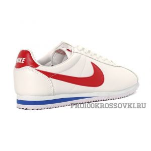 Мужские кроссовки Nike Cortez Leather WhiteRed