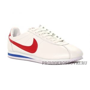 Мужские кроссовки Nike Cortez Leather WhiteRed