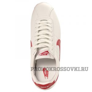 Мужские кроссовки Nike Cortez Leather WhiteRed