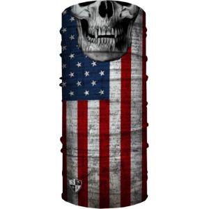 Бандана - бафф SA American Flag Skull