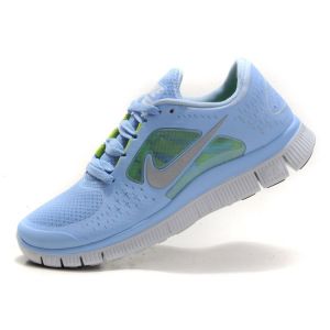 Кроссовки Nike Free Run женские голубые