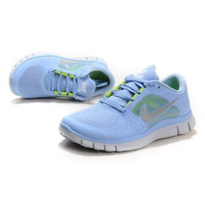 Кроссовки Nike Free Run женские голубые