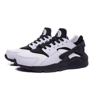 Купить кроссовки Nike Air Huarache белые/черн)