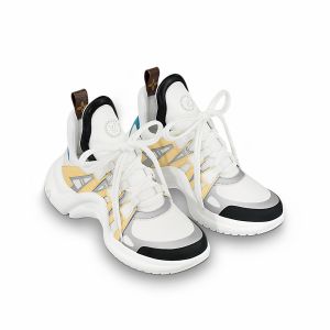 Кроссовки Louis Vuitton Archlight Sneaker White-Yellow