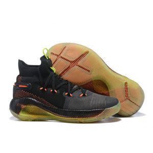 Under Armour Basketball Shoes Curry 6 High Black / Grey / Orange