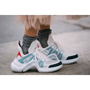 Женские кроссовки Louis Vuitton Archlight Sneaker White-Blue