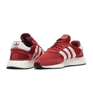 Кроссовки Adidas Iniki бордовые