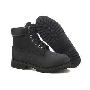 Timberland 6 Inch Premium Waterproof Boots (Black Nubuck)