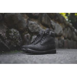 Timberland 6 Inch Premium Waterproof Boots (Black Nubuck)