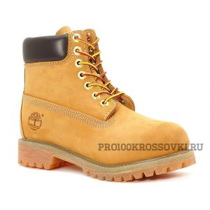 Зимние ботинки на меху Timberland 6 Inch Premium Waterproof Boots песочные