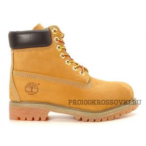 Зимние ботинки на меху Timberland 6 Inch Premium Waterproof Boots песочные