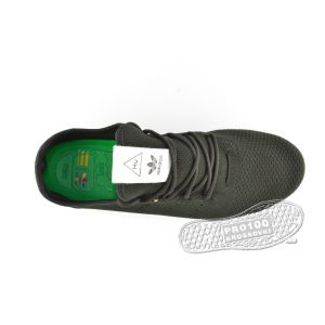 Кроссовки Adidas x Pharrell Williams Tennis Hu Primeknit Black/White