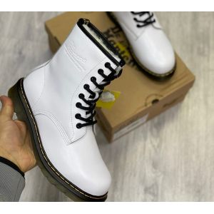 Dr. Martens зимние на меху белые