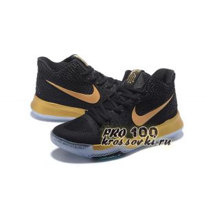 Nike Kyrie Irving 3 Basketball Shoes Gold Black