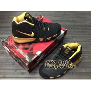 Nike Kyrie 4 Black Gold Basketball Shoes 2018