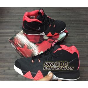 Высокие кроссовки Nike Kyrie 4 Black Red Basketball Shoes