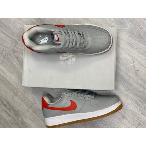 Nike Air Force 1 Low Silver Red Gym