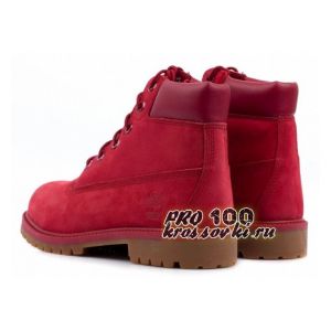 Женские Timberland 6 Inch Premium Waterproof Boots красные