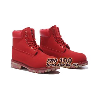 Женские Timberland 6 Inch Premium Waterproof Boots красные