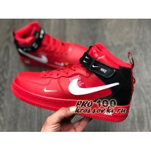 Кроссовки Nike Air Force 1 Mid '07 Red