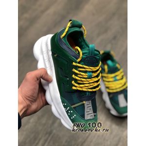 кроссовки Versace Chain Reaction Green/Yellow