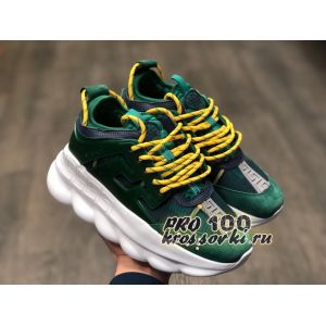 кроссовки Versace Chain Reaction Green/Yellow