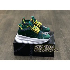 кроссовки Versace Chain Reaction Green/Yellow