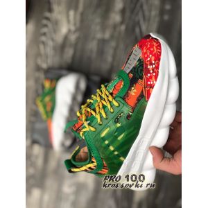 кроссовки Versace Chain Reaction 2 Chainz-Green-Red