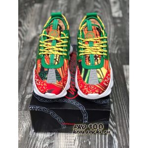 кроссовки Versace Chain Reaction 2 Chainz-Green-Red