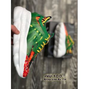 кроссовки Versace Chain Reaction 2 Chainz-Green-Red