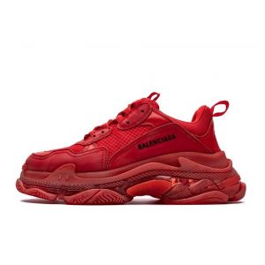 Кроссовки Balenciaga Triple S красные