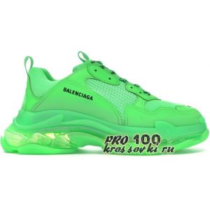 Кроссовки Balenciaga Triple S Neon Green