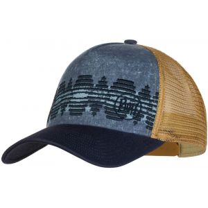 Кепка-бейсболка Buff Trucker Cap Tzom Stone Blue