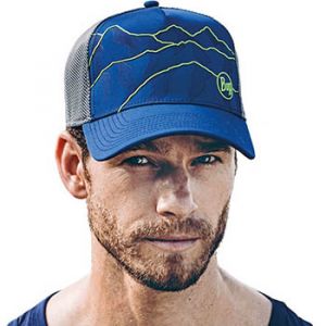 Кепка-бейсболка Buff Trucker Cap Tzom Stone Blue