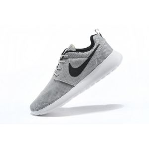 кроссовки Nike Roshe Run (Light grey/Black)