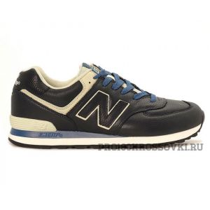 Кожаные кроссовки New Balance 574 Leather ML574LUB