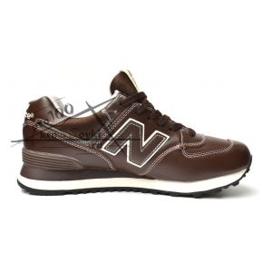 кроссовки New Balance 574 темно-коричневые