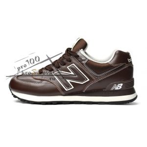 кроссовки New Balance 574 темно-коричневые