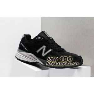 кроссовки New Balance 990 замшевые черные