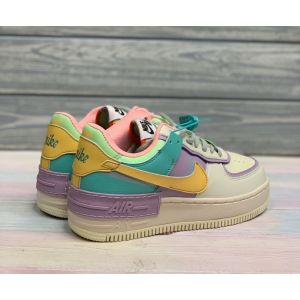 Женские кроссовки  Air Force 1 Shadow Pale Ivory/Tropical Twist