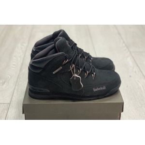 Зимние ботинки на меху черные Timberland Hiker