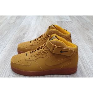 кроссовки Nike air force 1 mid песочные