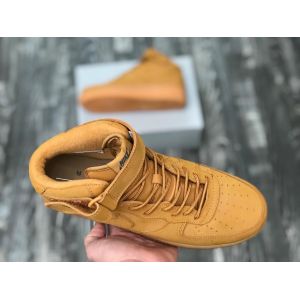 кроссовки Nike air force 1 mid песочные