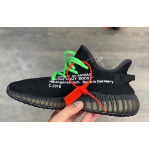 Adidas Yeezy Boost 350 V2 X Off White Custom Black