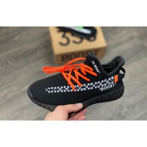 Adidas Yeezy Boost 350 V2 X Off White Custom Black