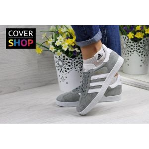 кроссовки Adidas Gazelle серые