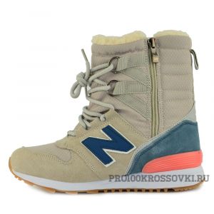 New Balance Snow Boots Women (Beige/Blue)