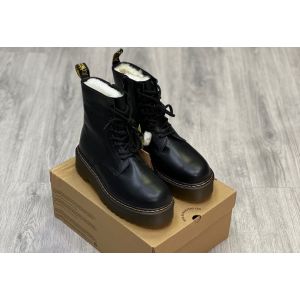 Dr. Martens на меху черные