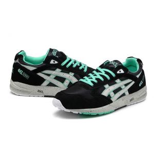 Купить мужские кроссовки Asics Gel Saga черно-мятные